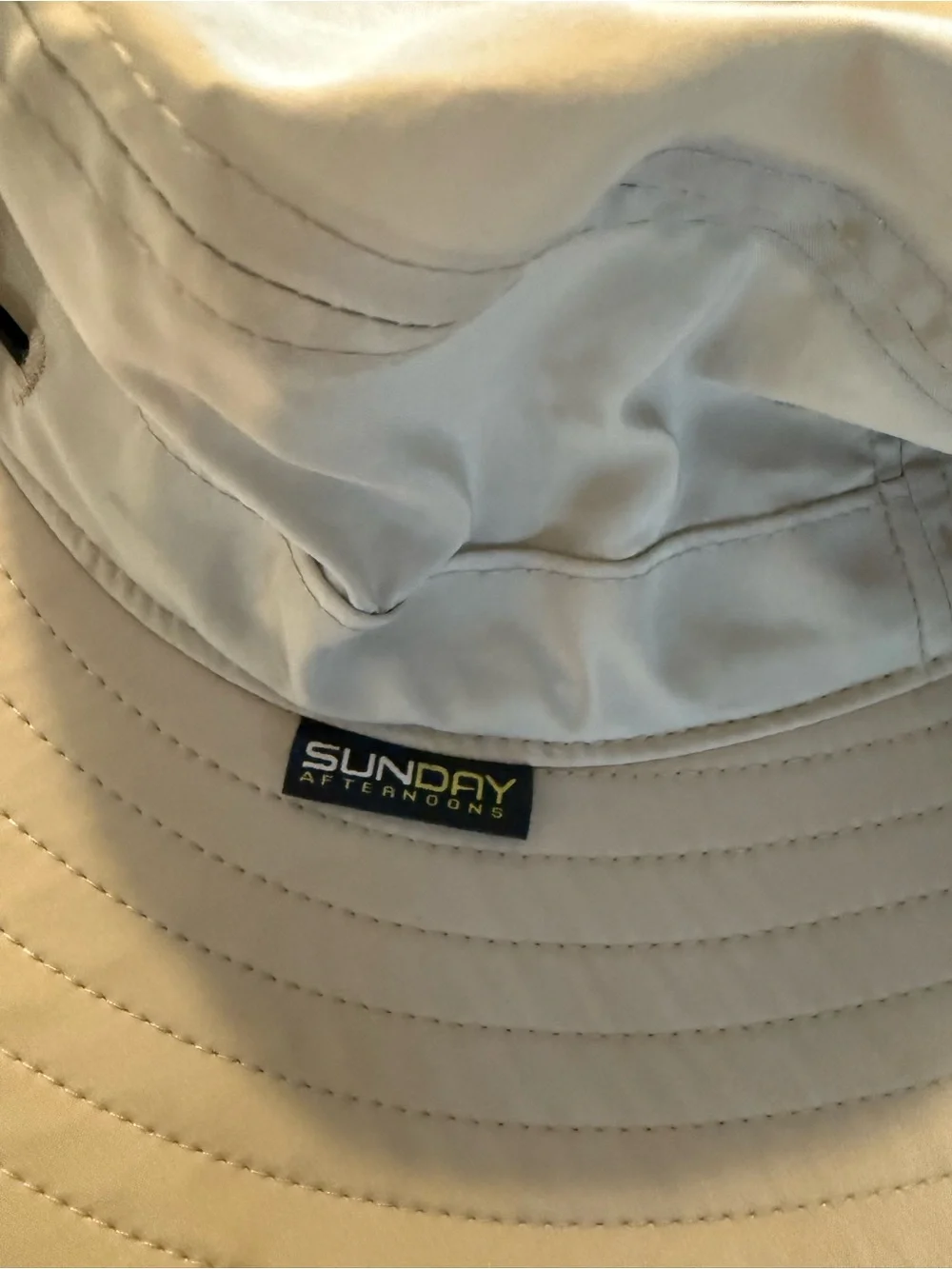Sunday Wide-Brim Sun Hat in Light Beige
